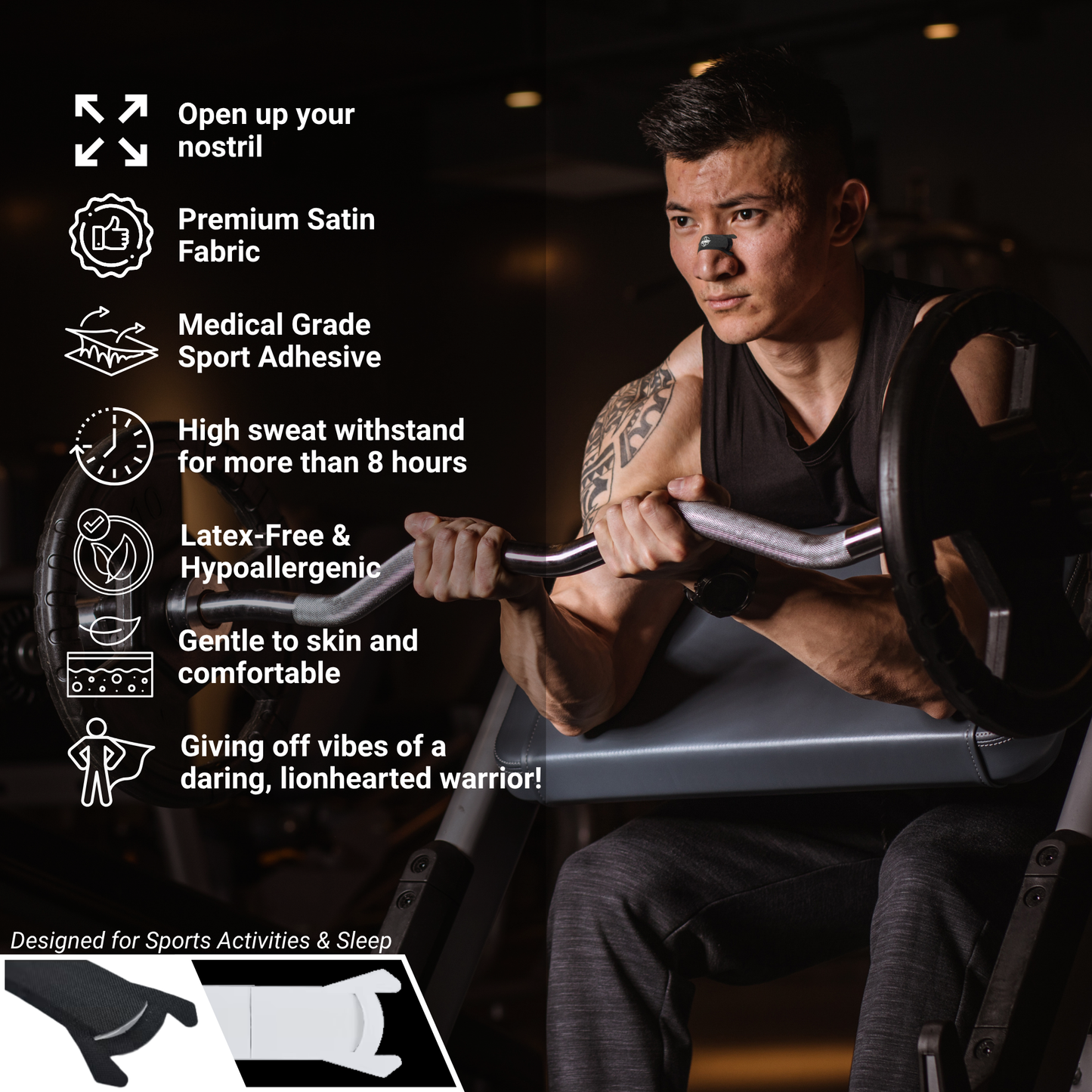 Premium Nose Strips - Performance & Athletic | 35 PCS