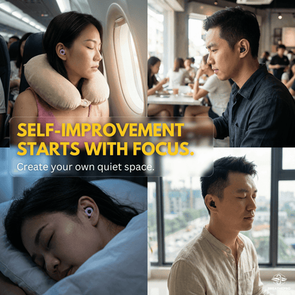SilentCore™ Earplugs - Sleep & Focus | 4 Sizes