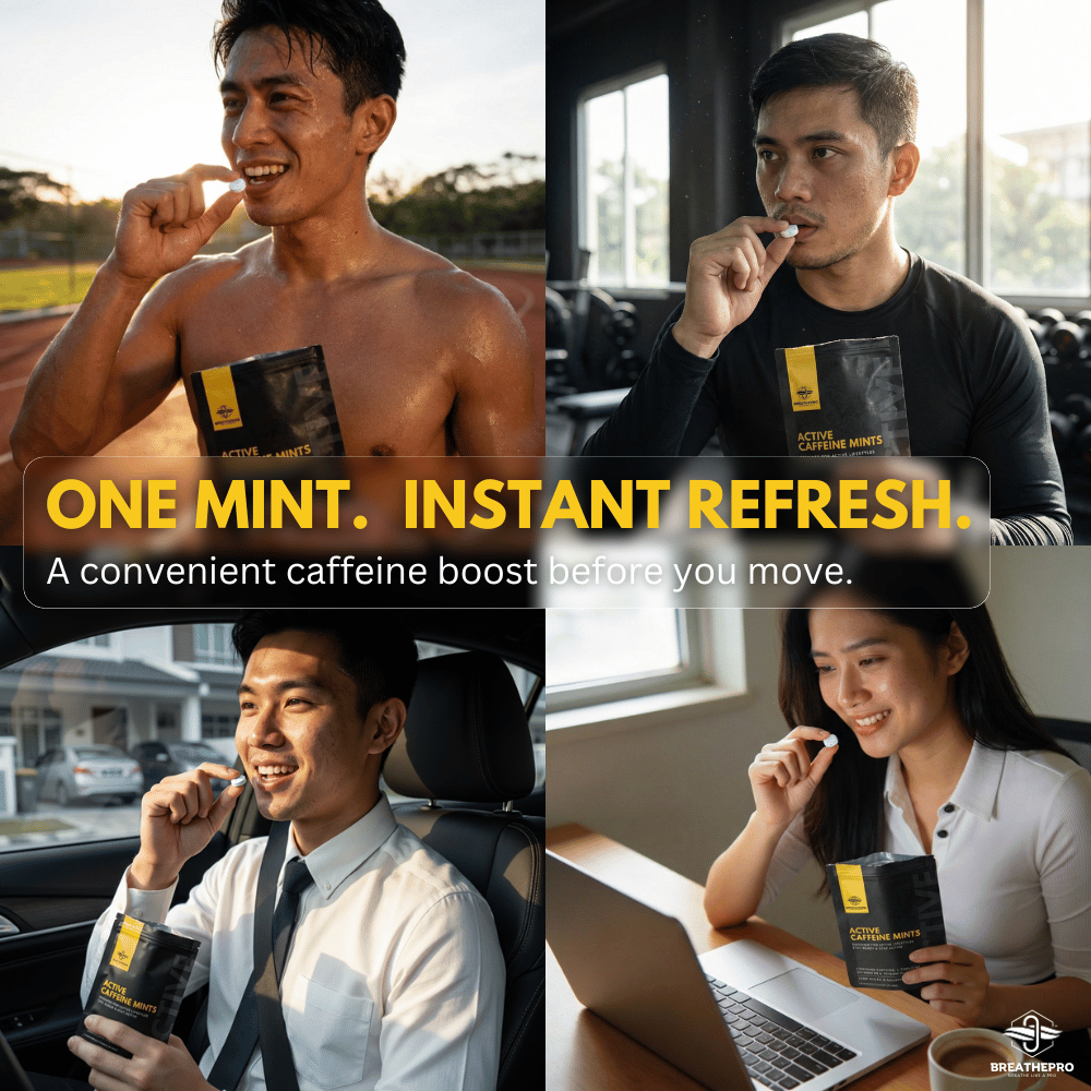 Active Caffeine Mints - Refresh & Focus | 35 Mints