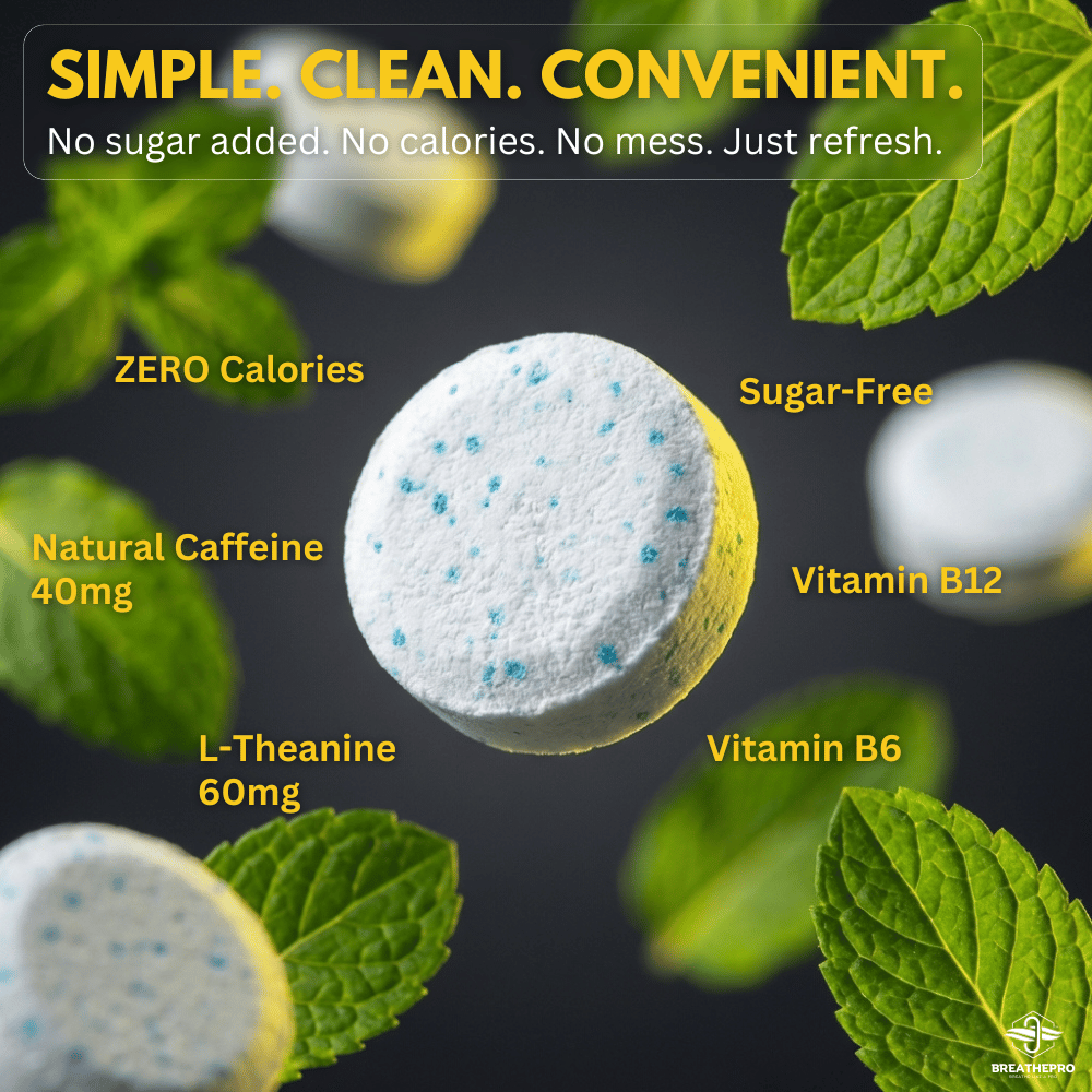 Active Caffeine Mints - Refresh & Focus | 35 Mints