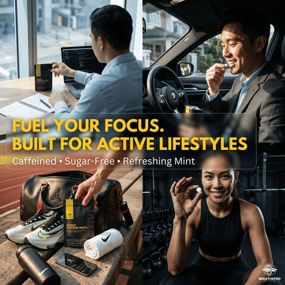 Active Caffeine Mints - Refresh & Focus | 35 Mints