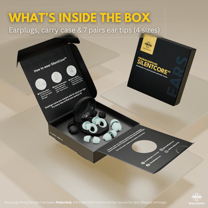 SilentCore™ Earplugs - Sleep & Focus | 4 Sizes