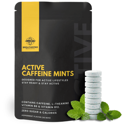 Active Caffeine Mints - Refresh & Focus | 35 Mints