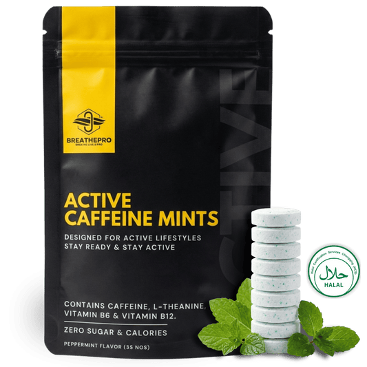 Active Caffeine Mints - Refresh & Focus | 35 Mints